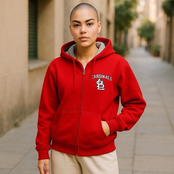 Genuine Merchandise Other - St. Louis Cardinals Genuine Merchandise Jacket Hoodie Zip Up Sweatshirt Sz 3T H3